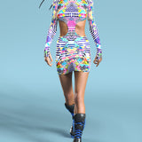Exalted Side-Cutout Dress