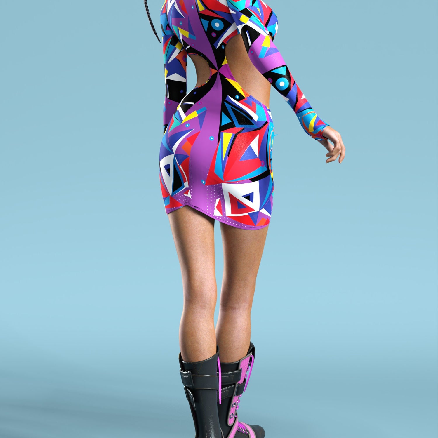 Nexus Side-Cutout Dress Lycra