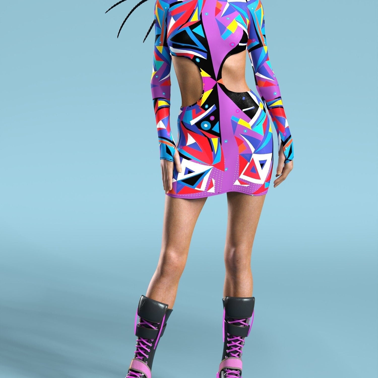 Nexus Side-Cutout Dress Festival, Club