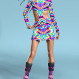 Tesseract Side-Cutout Dress