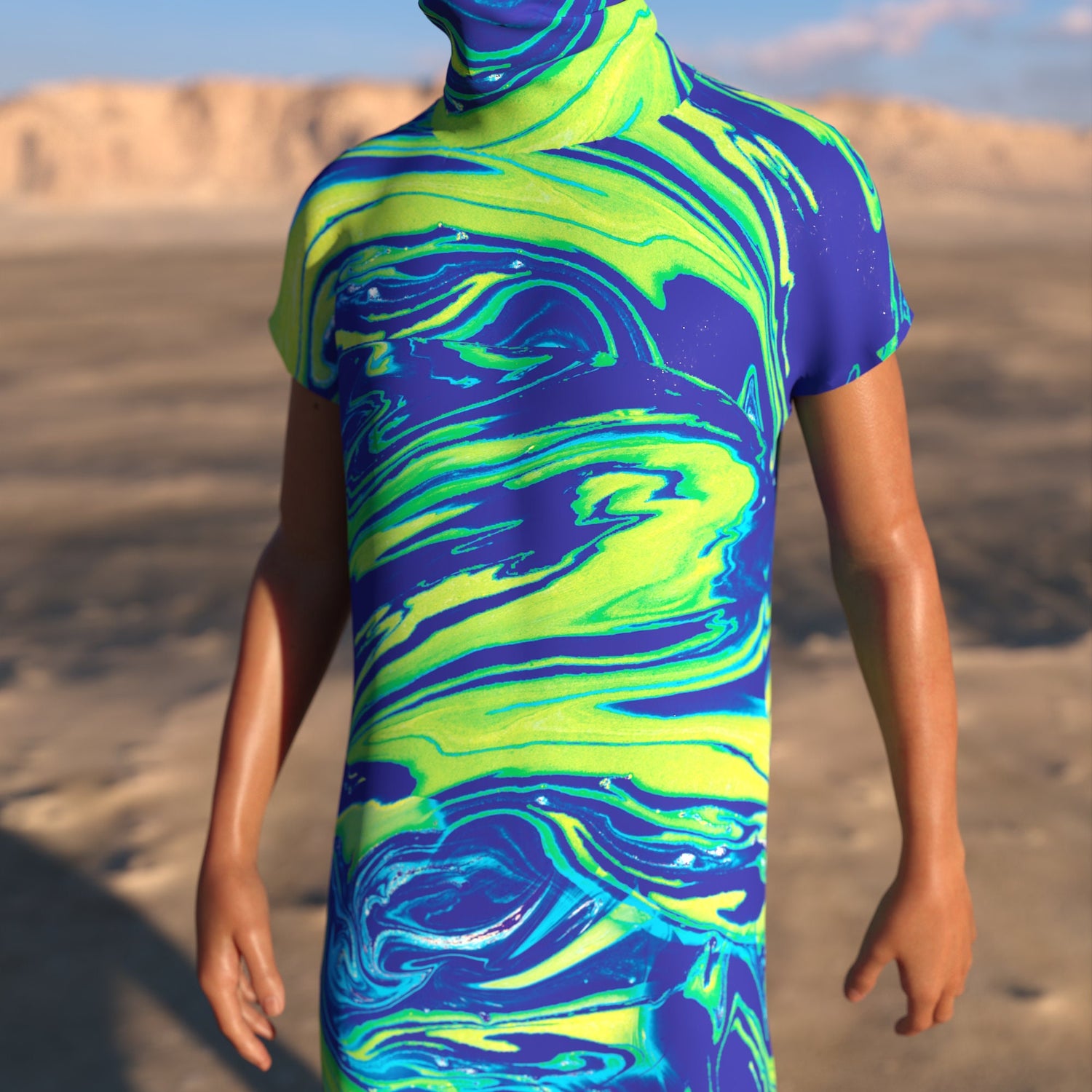 Chushy Male Dust Collar Dress