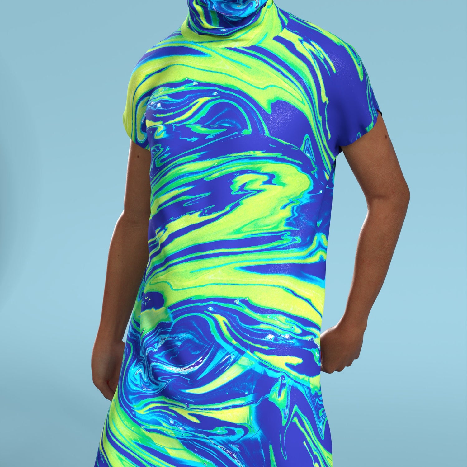 Chushy Male Dust Collar Dress Lycra