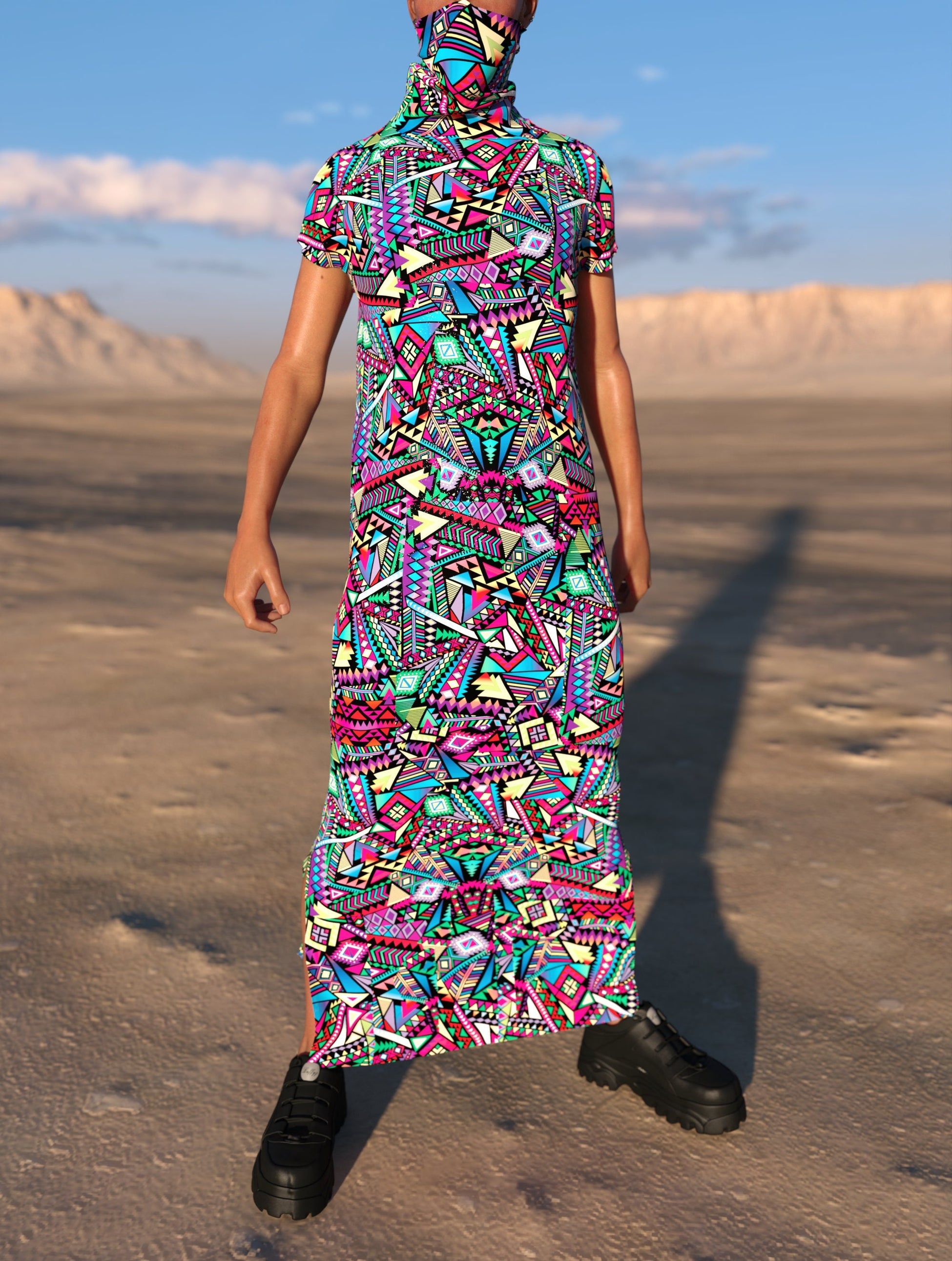 Pandemonium Male Dust Collar Dress 2