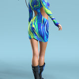 Chushy Side-Cutout Dress