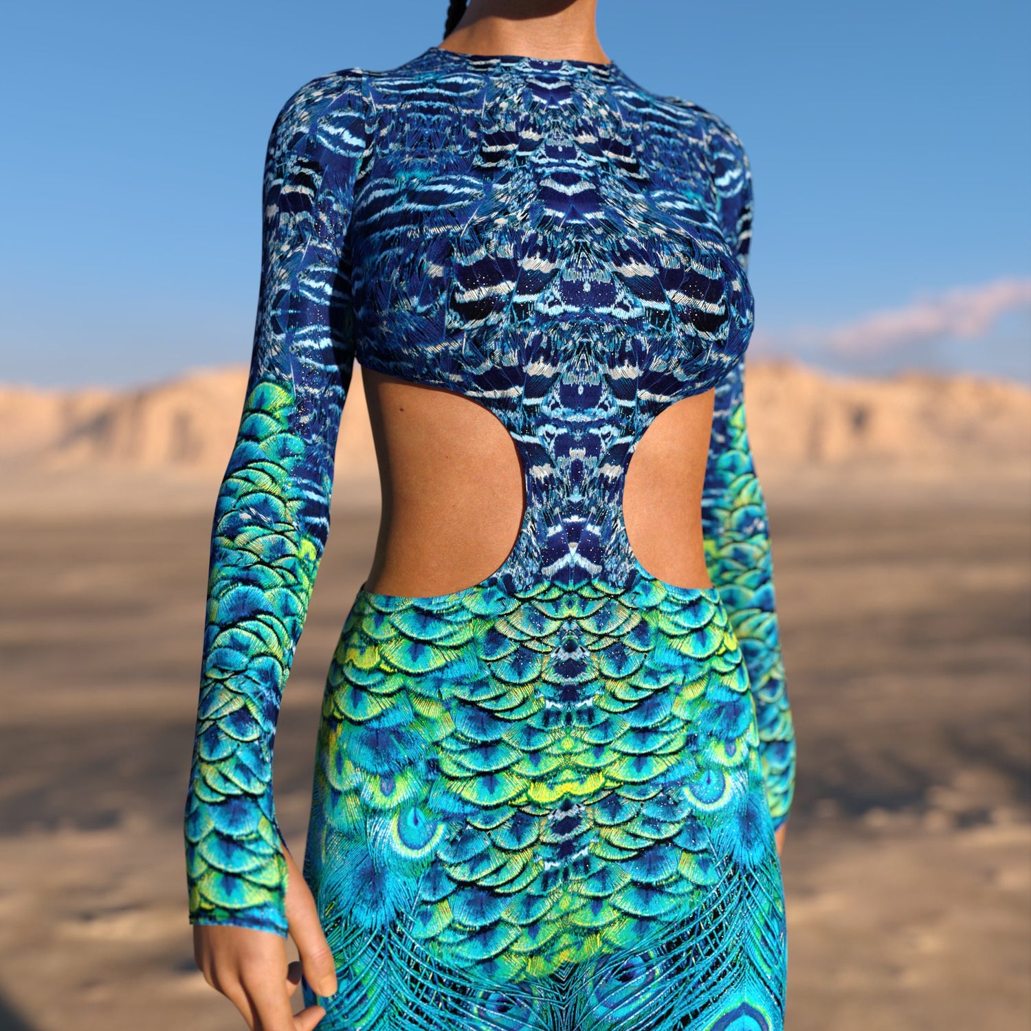 Peekok Side-Cutout Dress