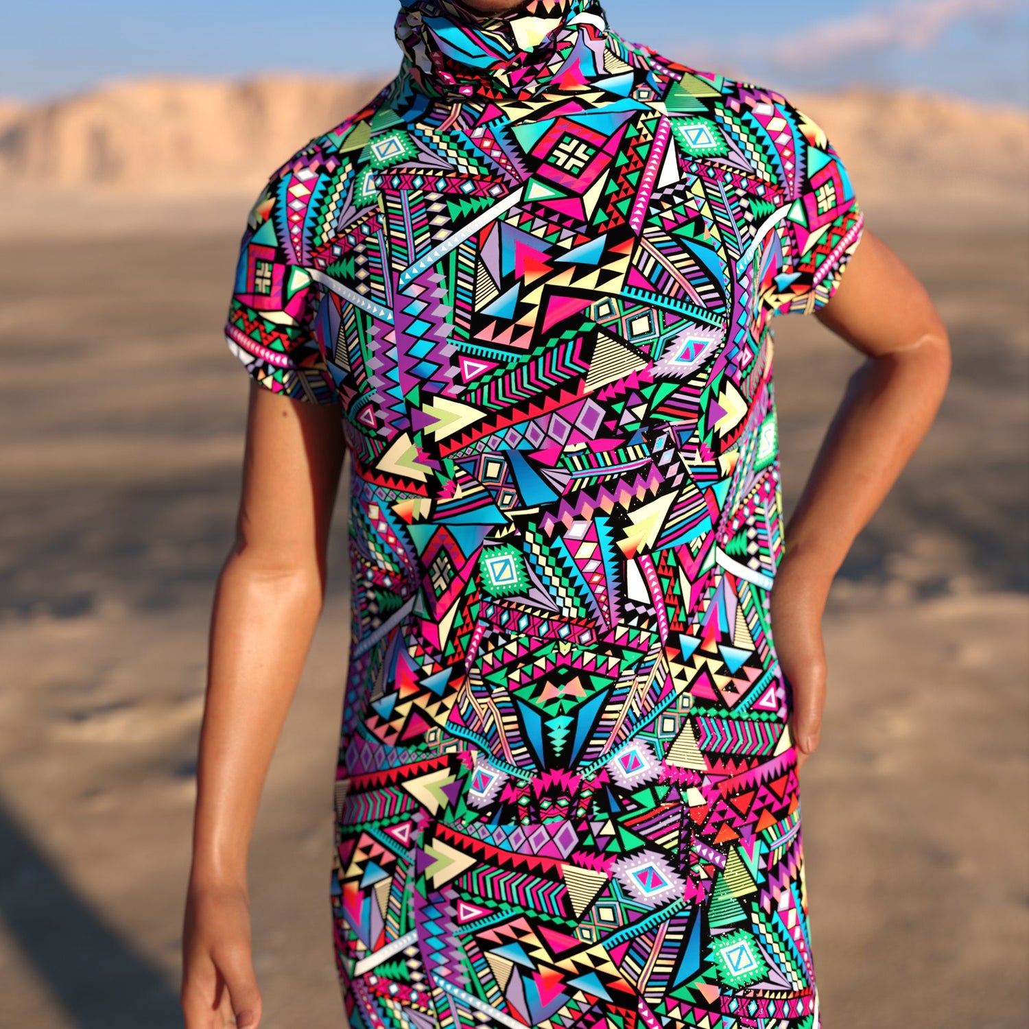 Pandemonium Male Dust Collar Dress