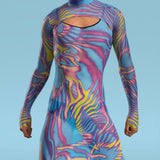 Tempest Mesh Male Shrug Dress