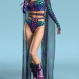 Gorgona Cutout Rave Shorts