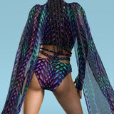 Gorgona Cutout Rave Shorts