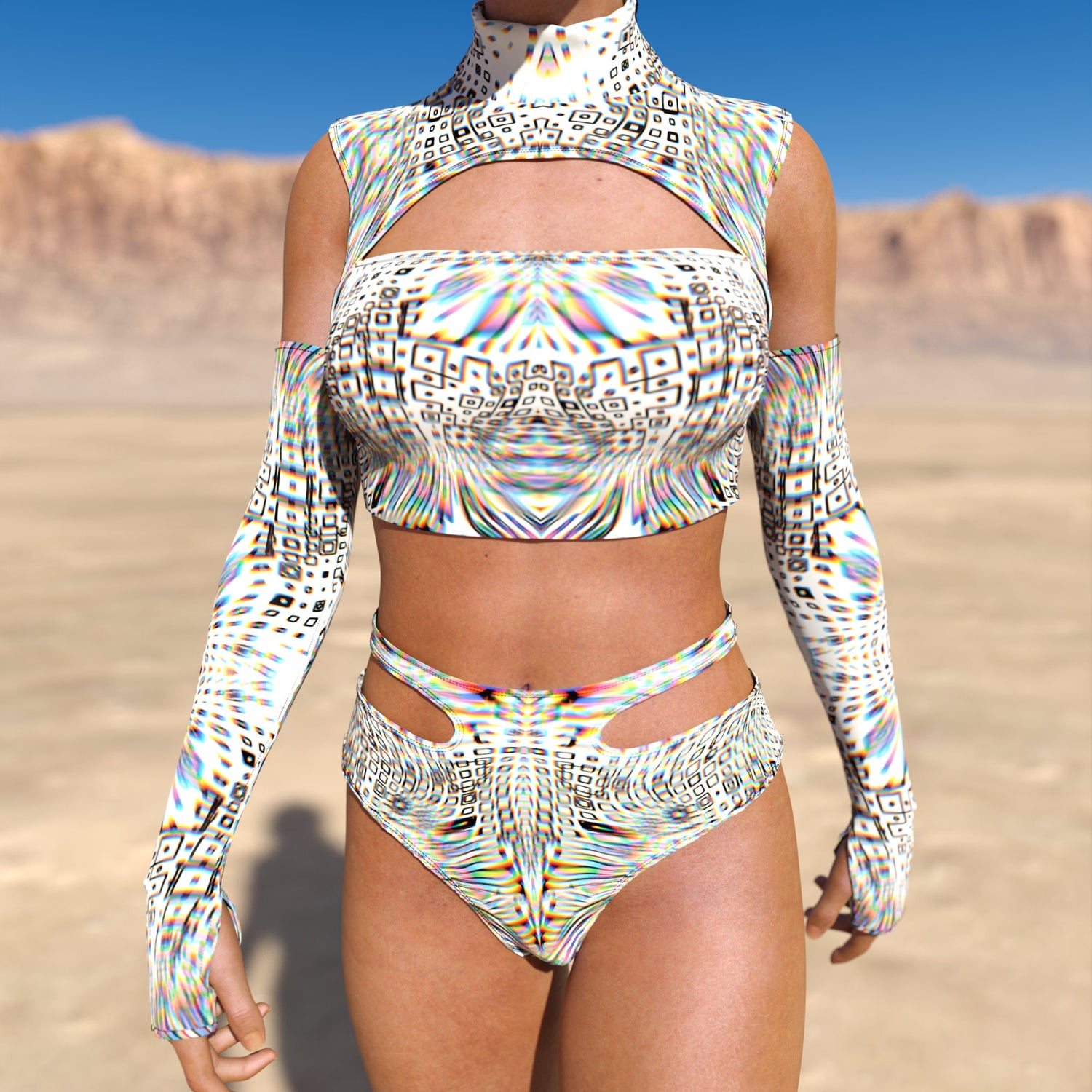 Oblivion Spiral Cutout Rave Set