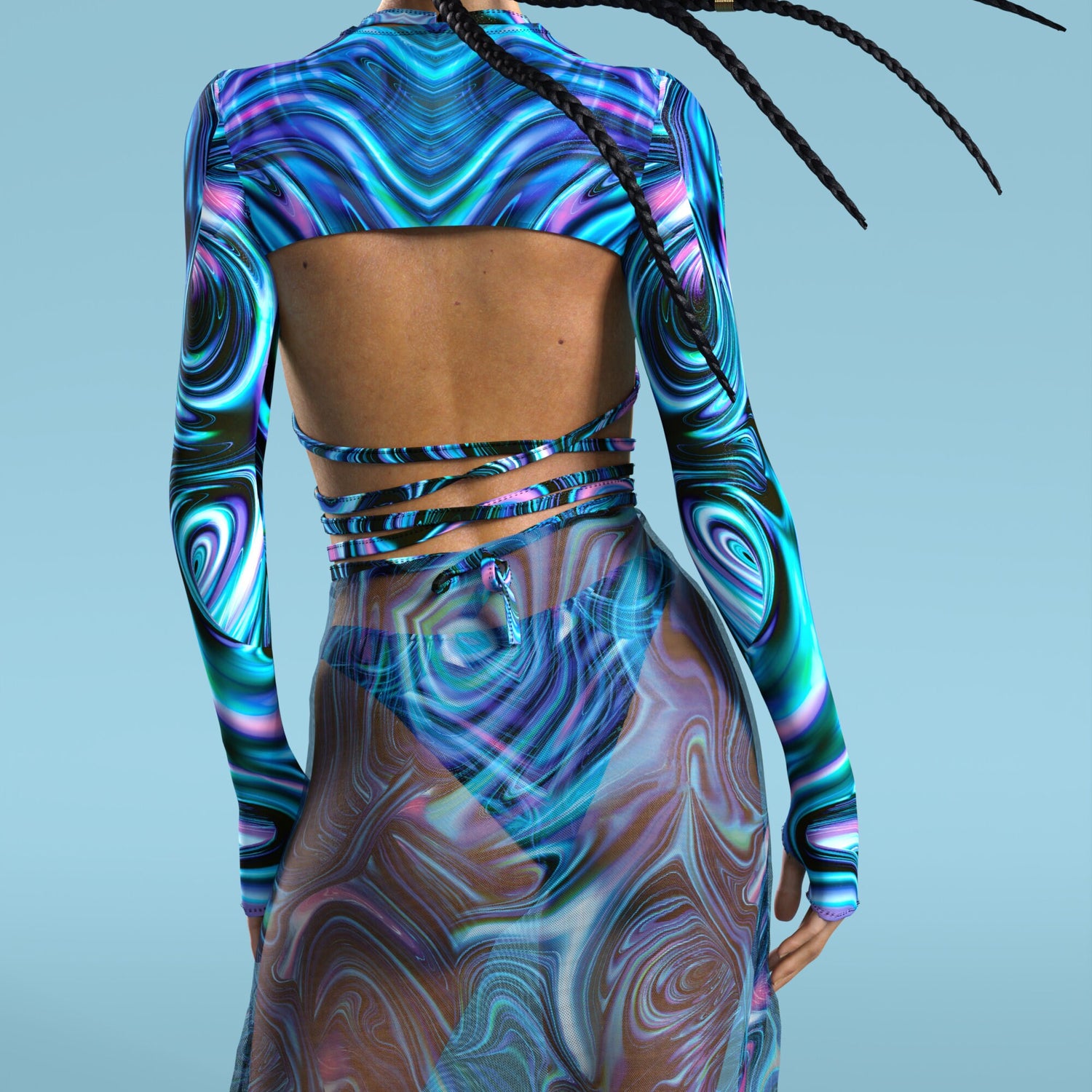 Frost Thing Duster Bikini 7