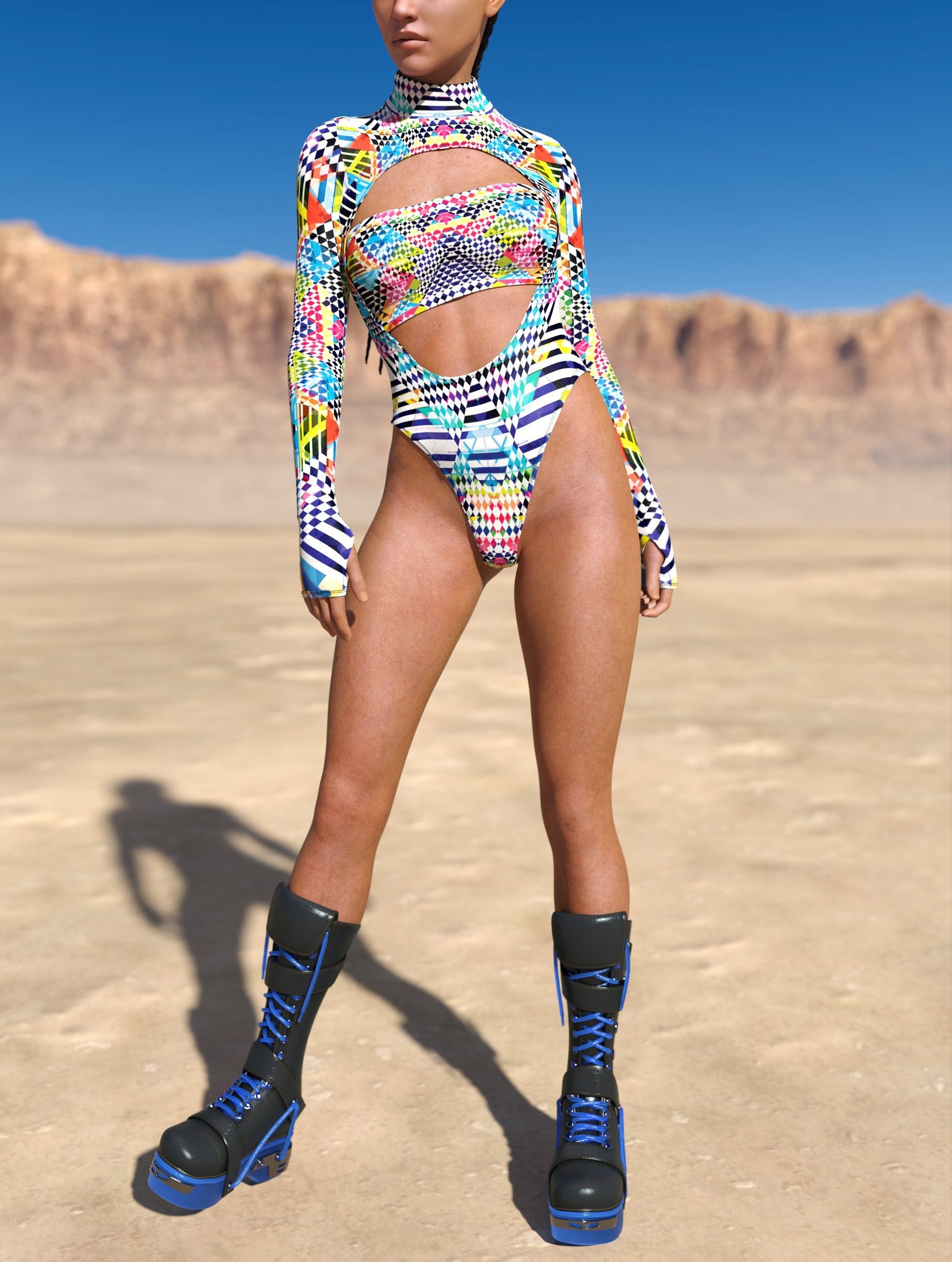 Exalted Open-Heart Leotard 2