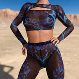 Bold Creature Mesh Leggings