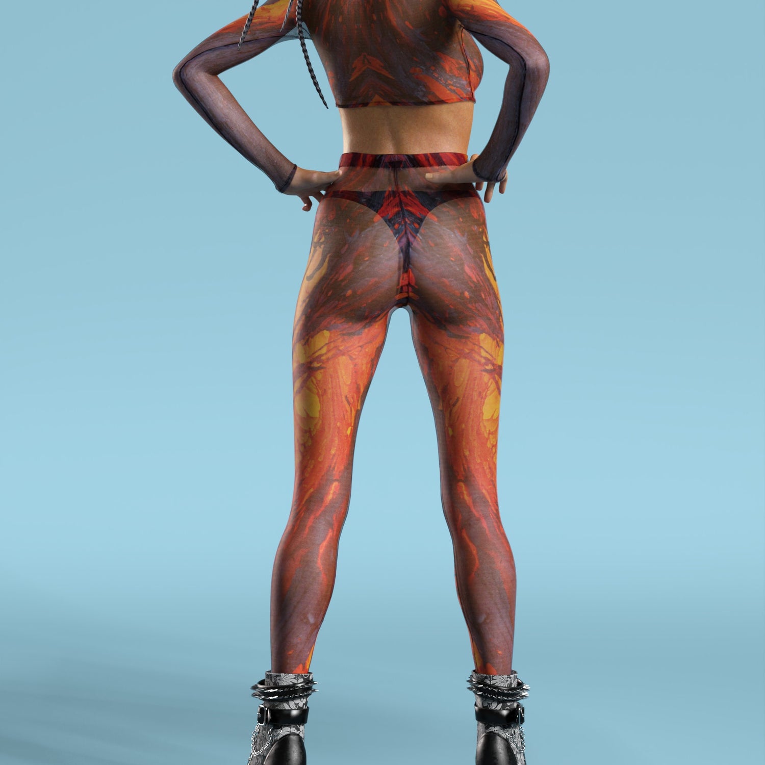 Phoenix Mesh Leggings Mesh