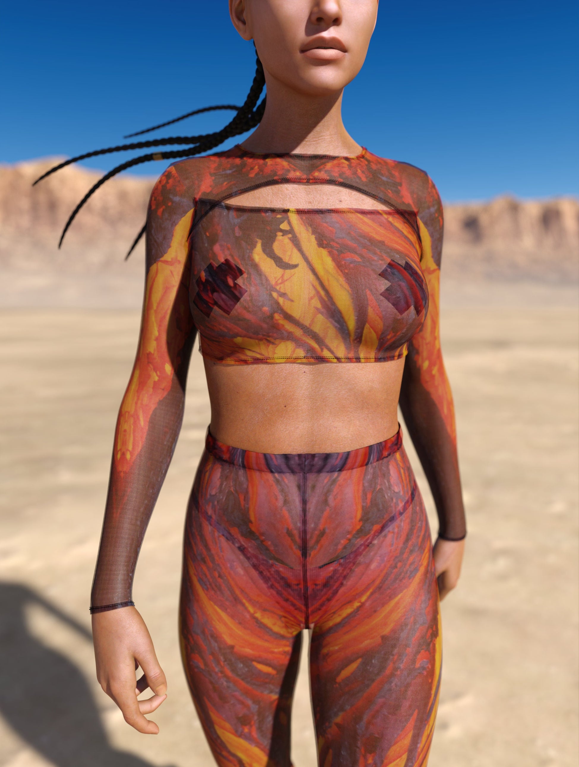 Phoenix Mesh Cutout  Top 1