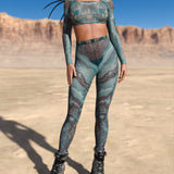 Nereida Mesh Leggings Set