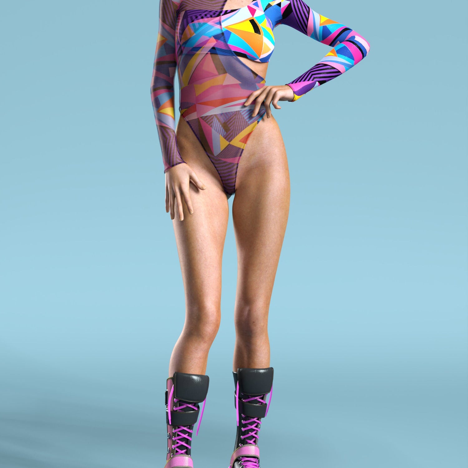 Violet Behemoth Split Leotard Club