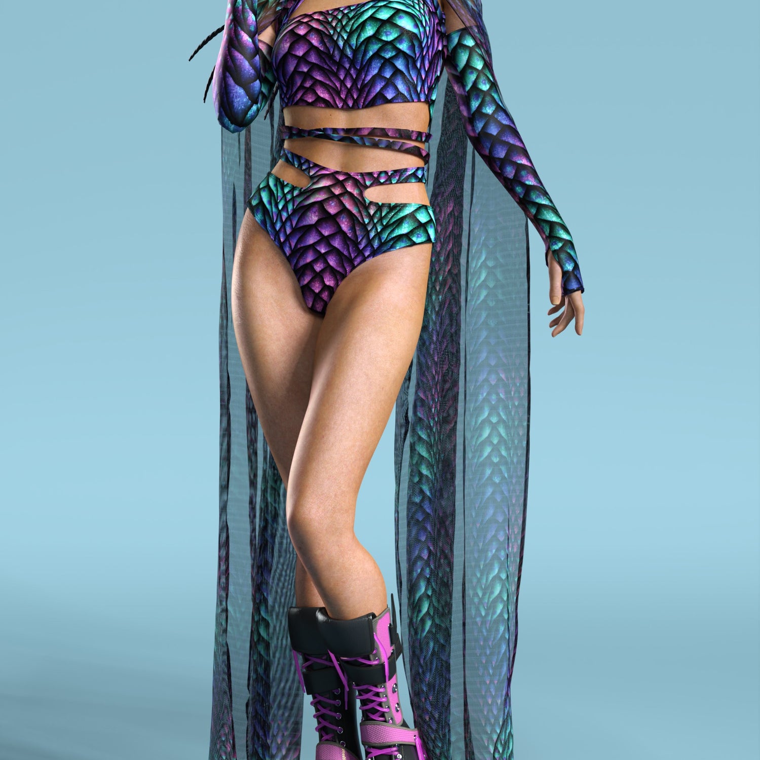 Gorgona Cutout Rave Set 7