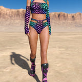 Gorgona Cutout Rave Shorts