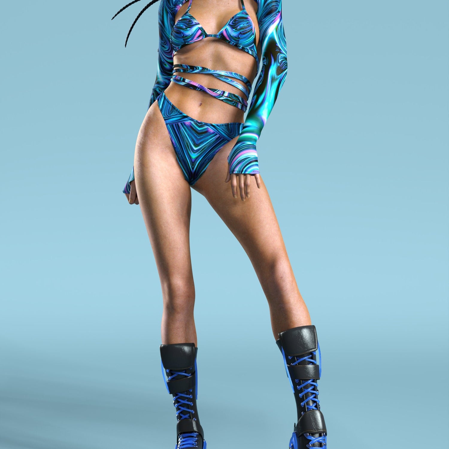 Frost Thing Duster Bikini 4