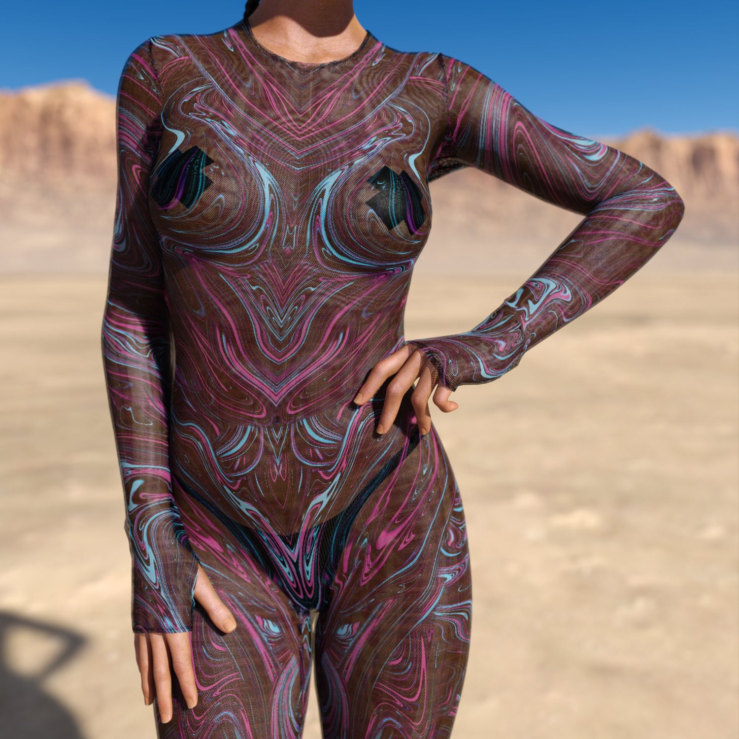 Galactic Abyss Mesh Costume
