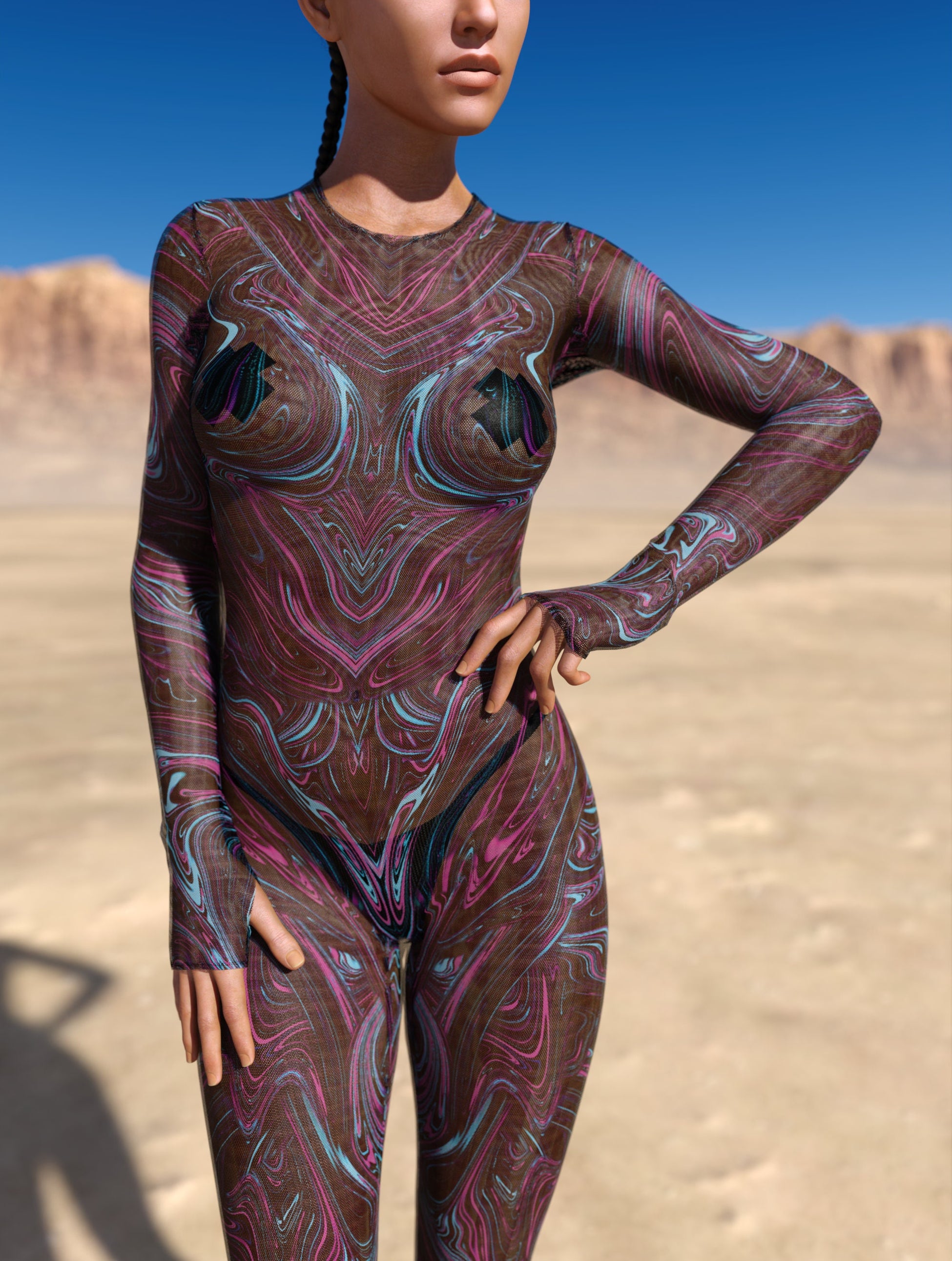 Galactic Abyss Mesh Costume 1