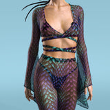 Gorgona Mesh Strappy Set