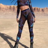 Bold Creature Mesh Leggings