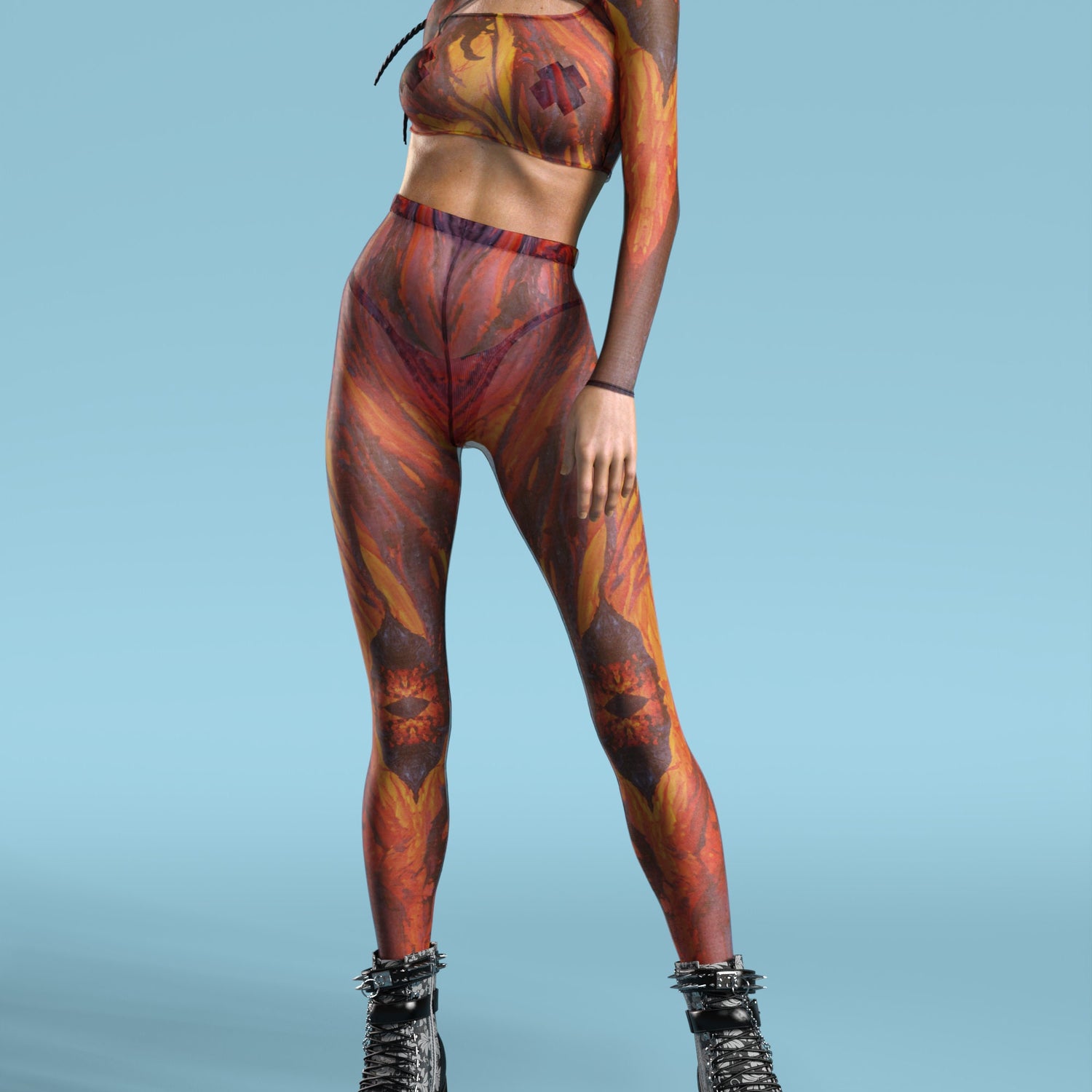 Phoenix Mesh Leggings 3