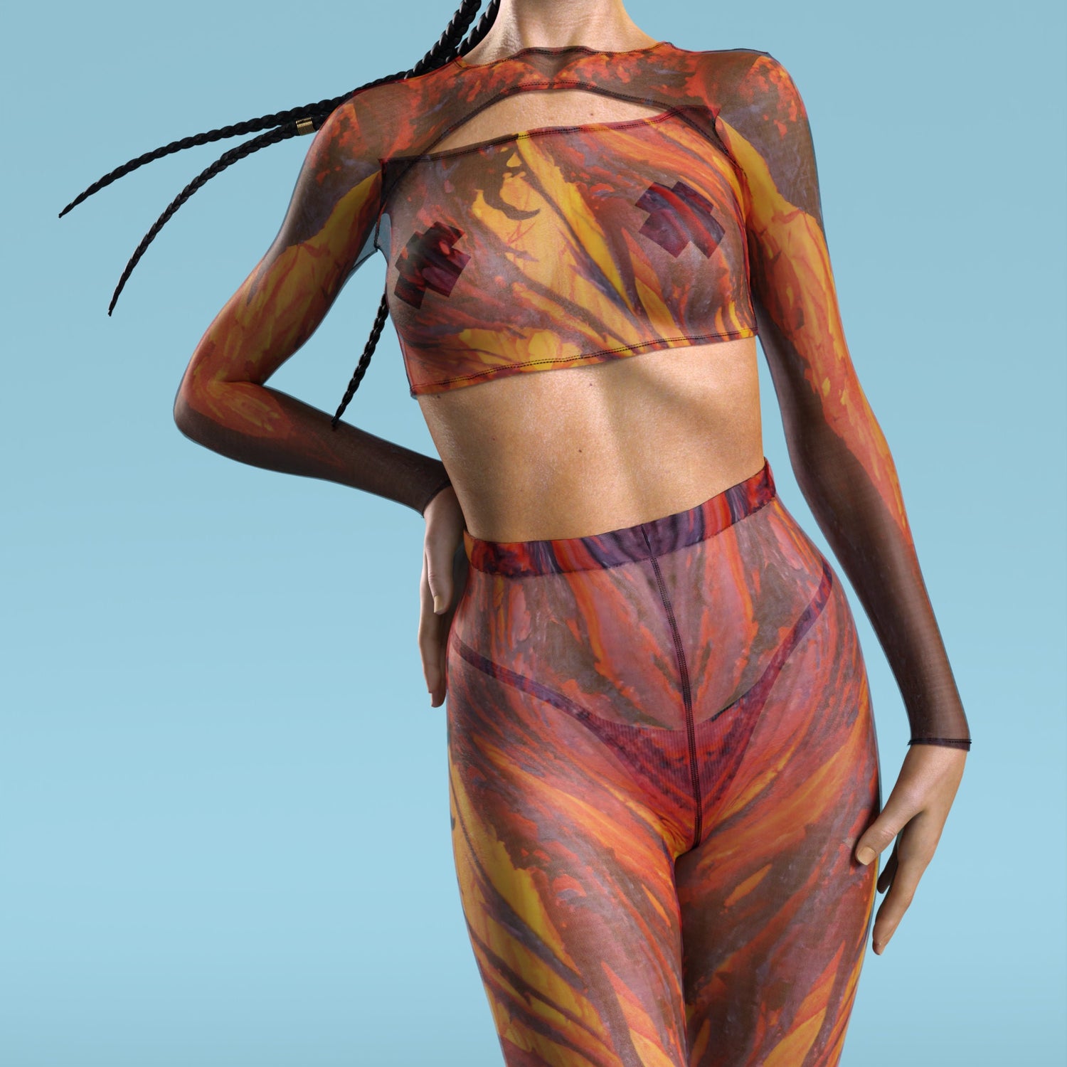 Women Phoenix Mesh Leggings