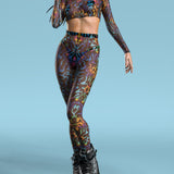 Jungle Zest Mesh Leggings