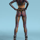 Jungle Zest Mesh Leggings