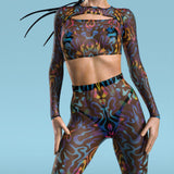 Jungle Zest Mesh Leggings