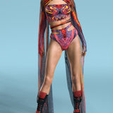 Phoenix Cutout Rave Set