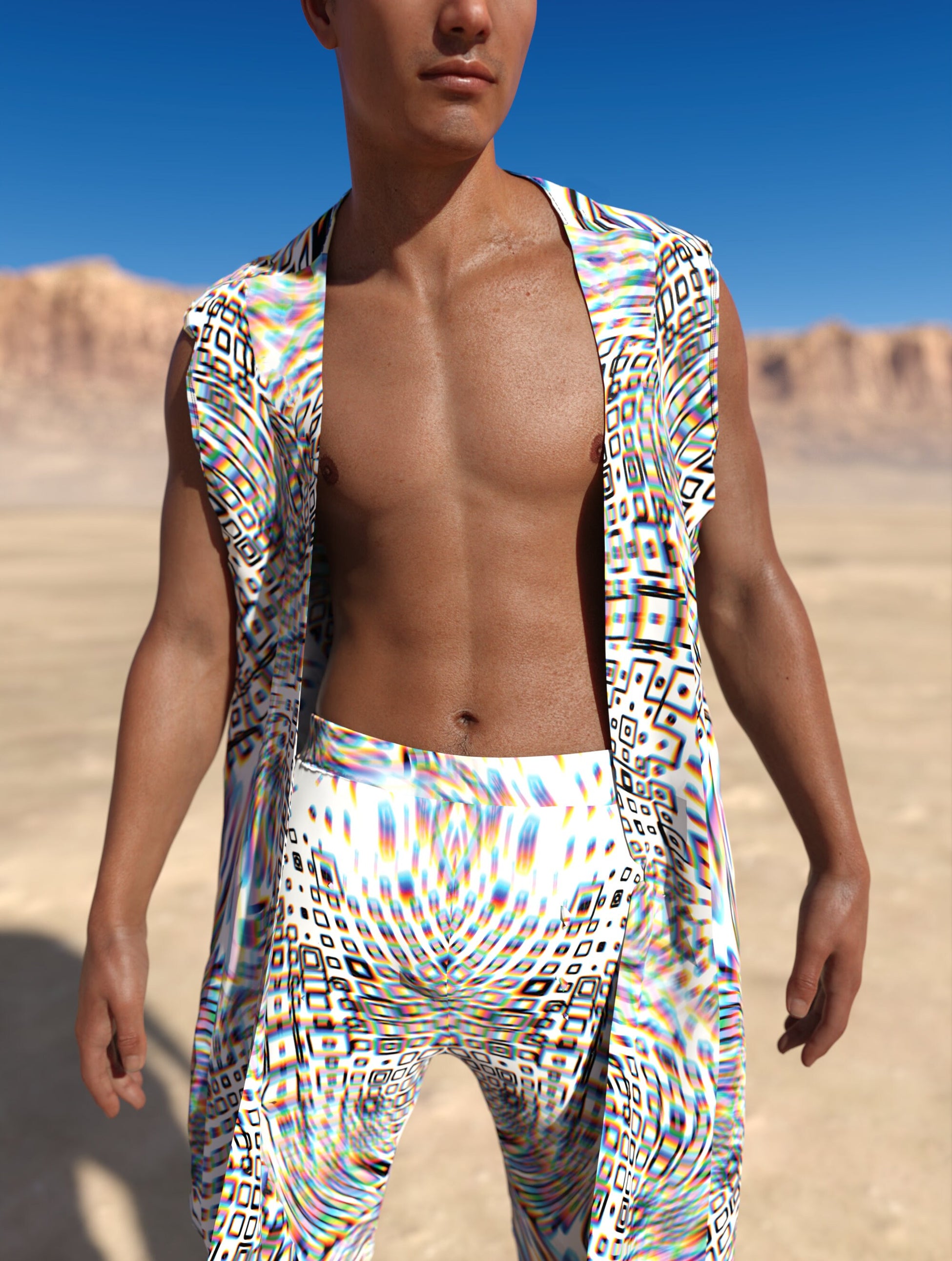 Oblivion Spiral Male Vest 1
