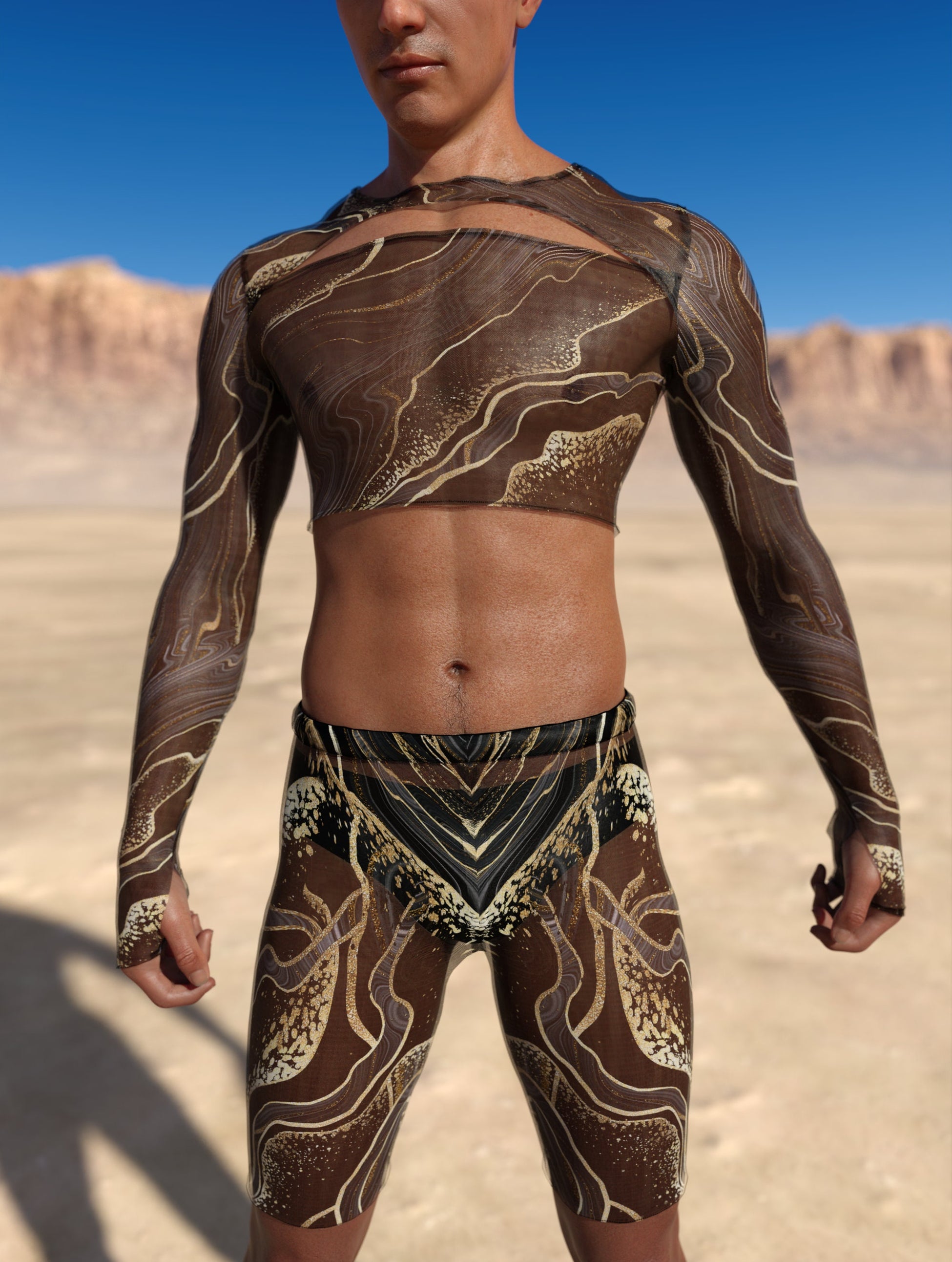 Extasis Mesh Male Cutout Set 1