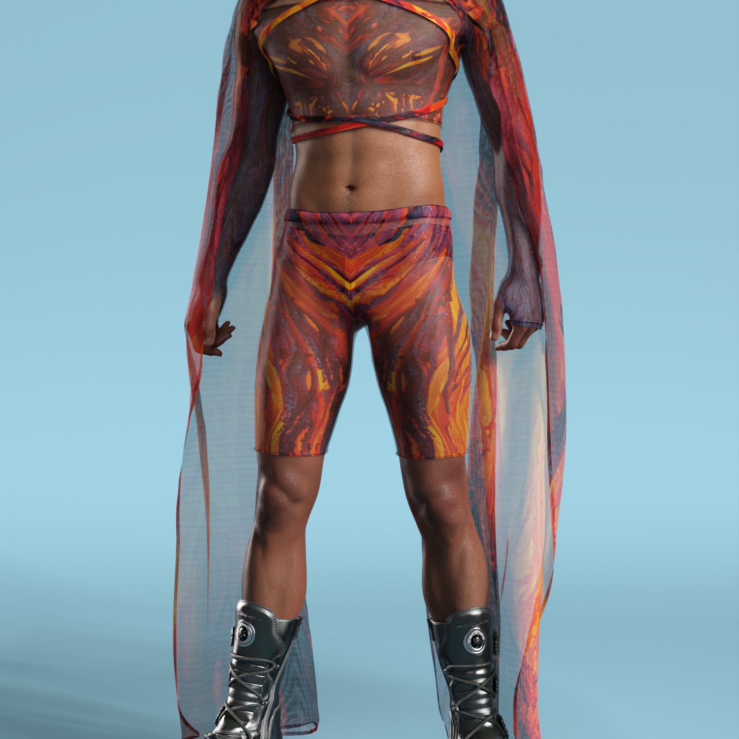 Phoenix Mesh Male Cutout Set 6