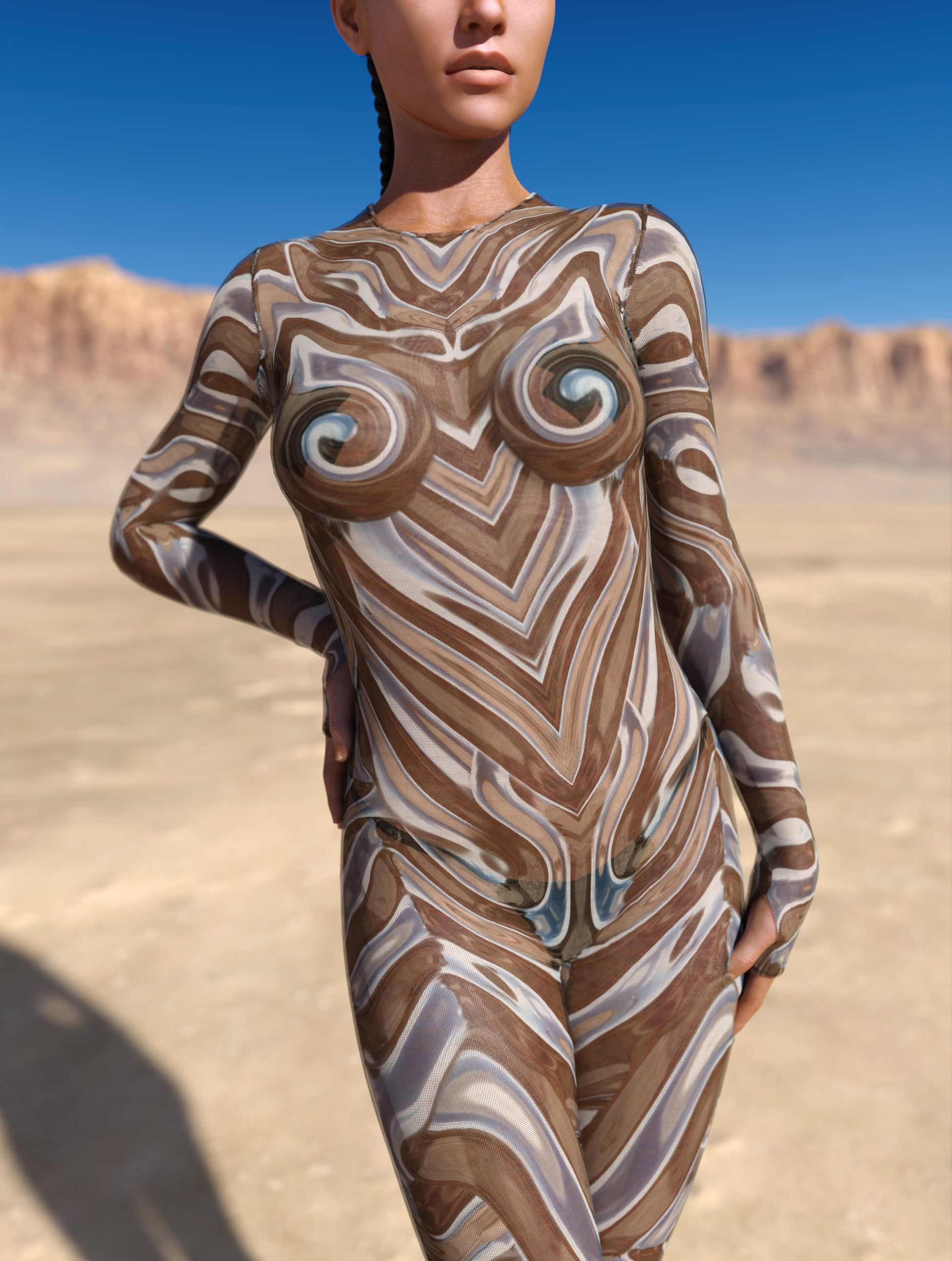 Mecha Vortex Mesh Costume 1