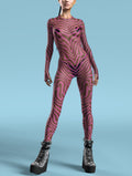 Zebrine Skin Pink Mesh Costume