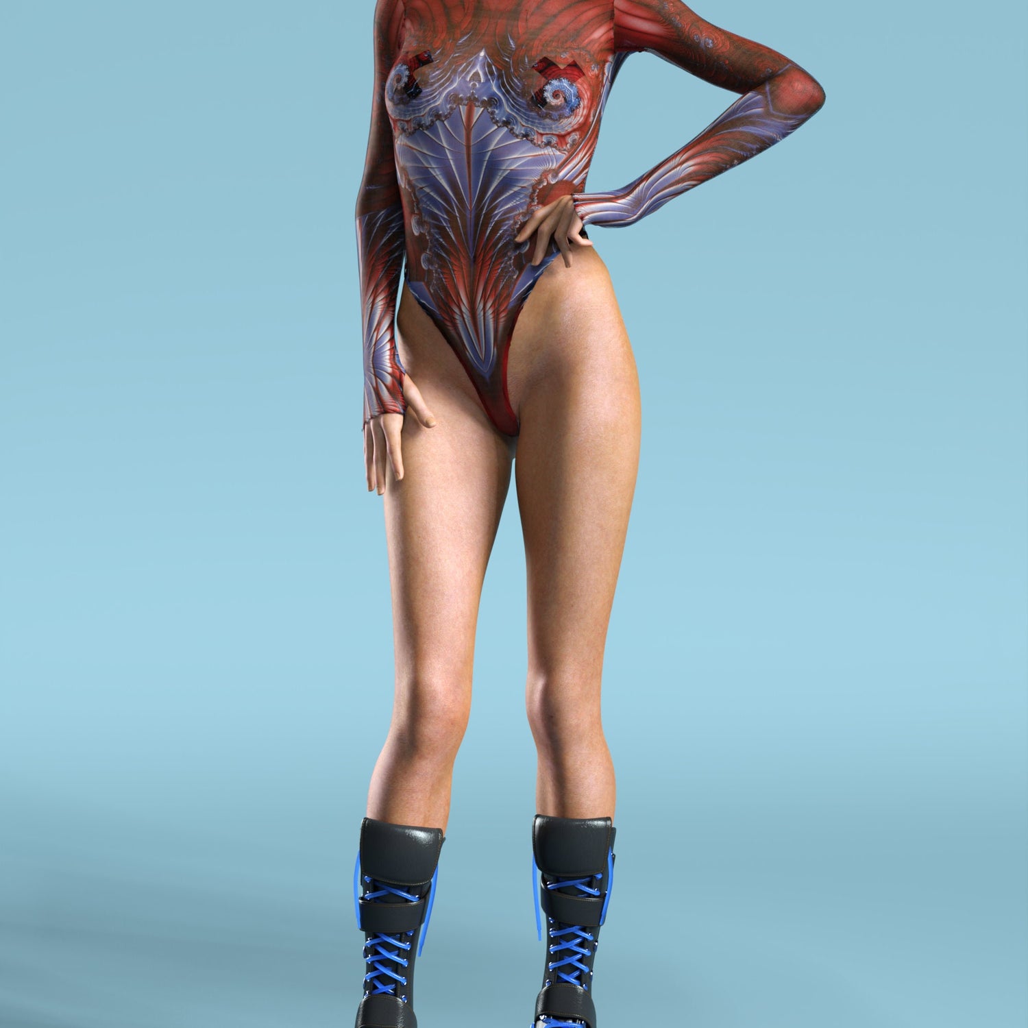 Hypnos Mesh Back Zip Leotard Club