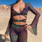Gorgona Mesh Strappy Top