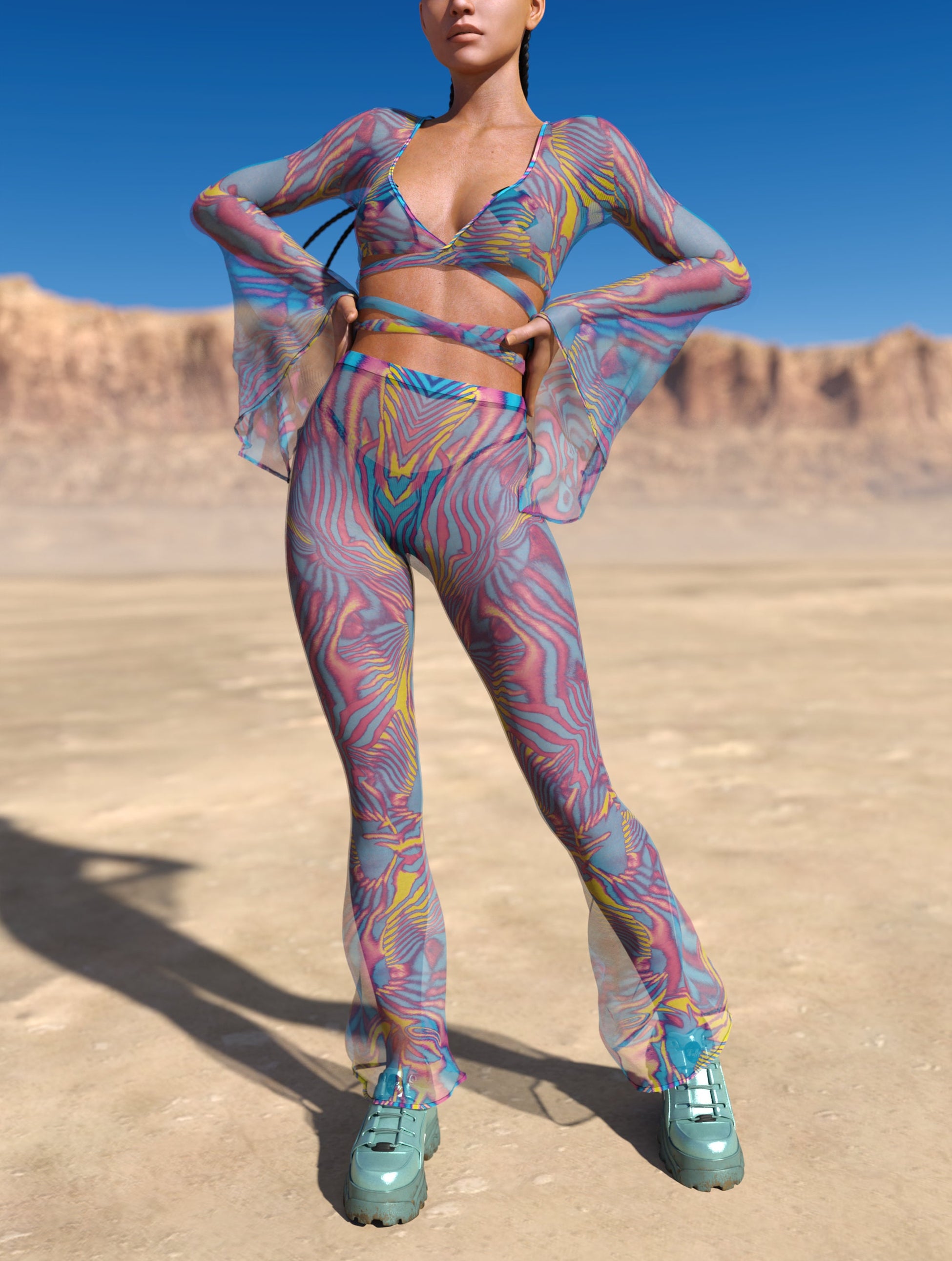 Tempest Mesh Strappy Top 2