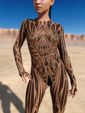 Ziona Nude Mesh Costume