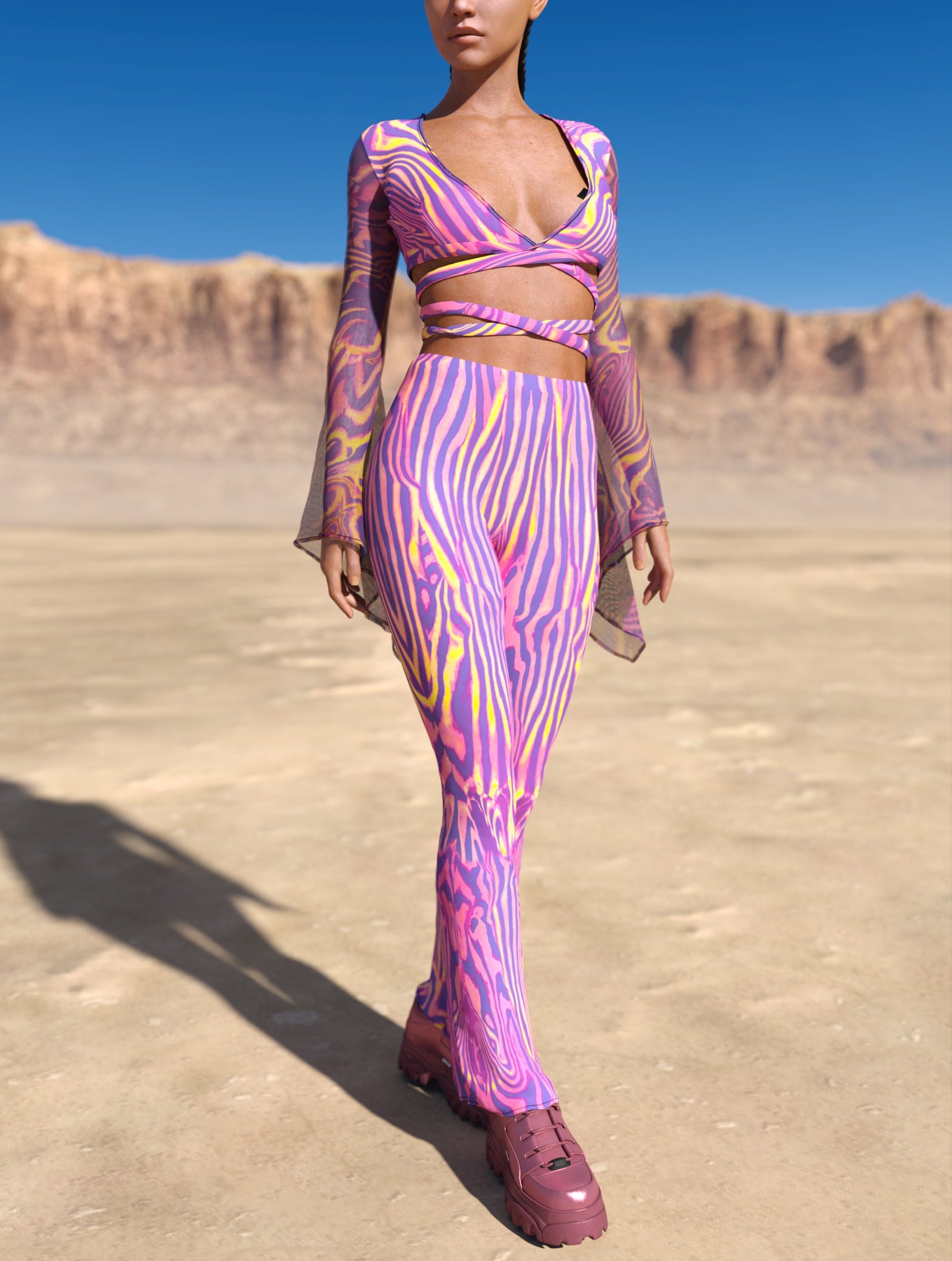 Amant Bell Bottom Pants 2