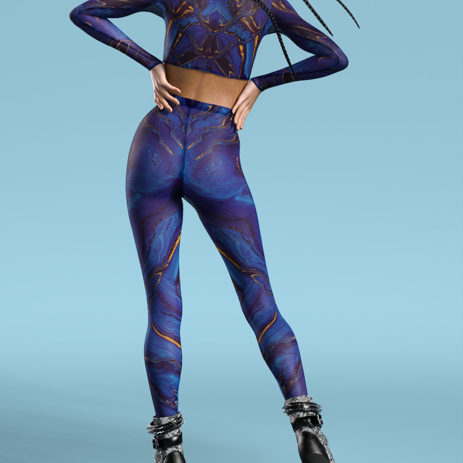 Women Rogue Mesh Leggings Set