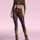 Blurred Lines Mesh Leggings Set