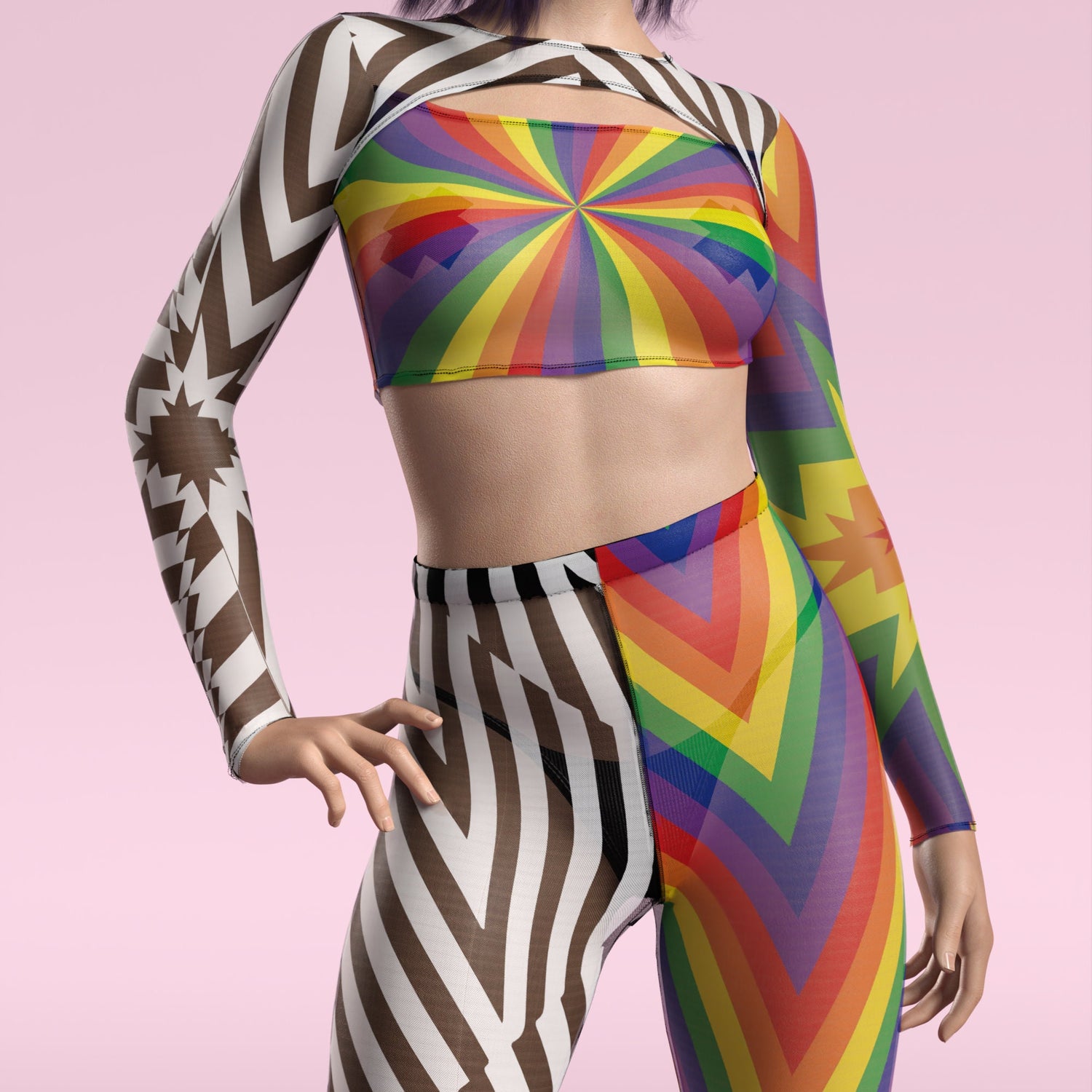 Dazzle Delight Mesh Leggings