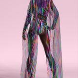 Chroma Carnival Cutout Rave Top