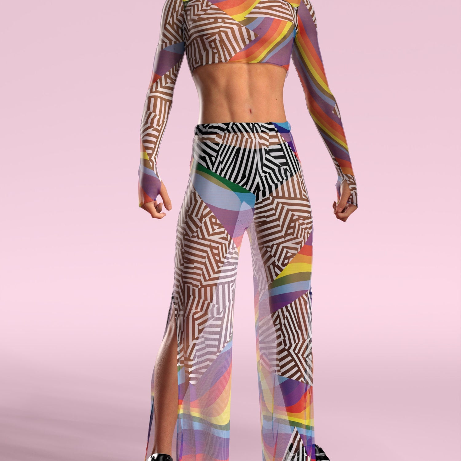 Transformed Mesh Male Cutout Top 3