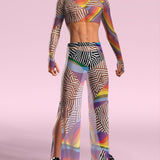 Transformed Mesh Male Cutout Top